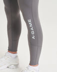 MENS A-GAME TRAINING TIGHT - CHARCOAL