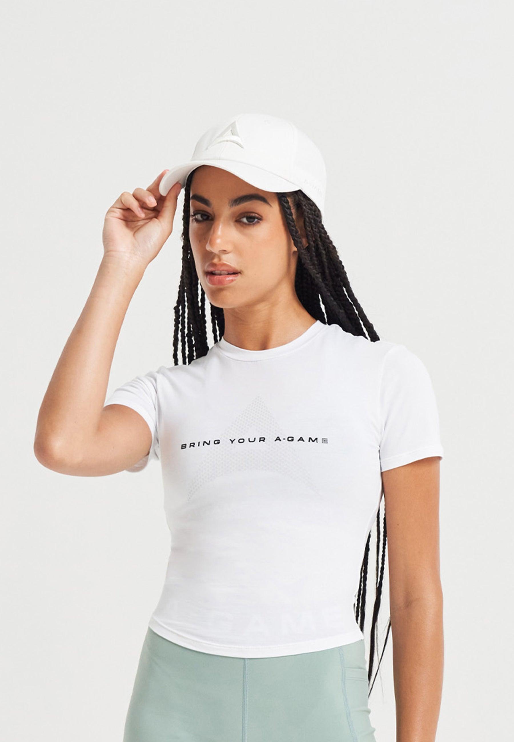 ‍UNISEX A-GAME ICON LOGO CAP - WHITE (100% off)