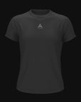 WOMENS A-GAME SHORT SLEEVE TRAINING T-SHIRT - BLACK